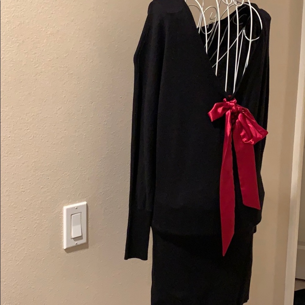 Long sleeve sweater dress